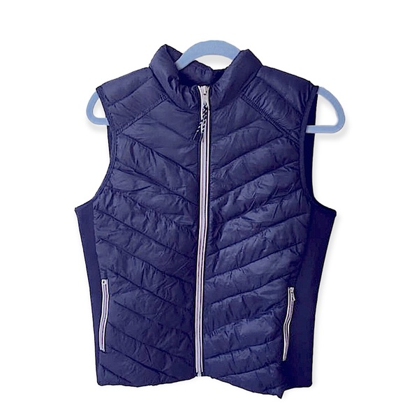 GAP Navy Blue Primaloft Puffer Elastic Vest size Small - Picture 11 of 12